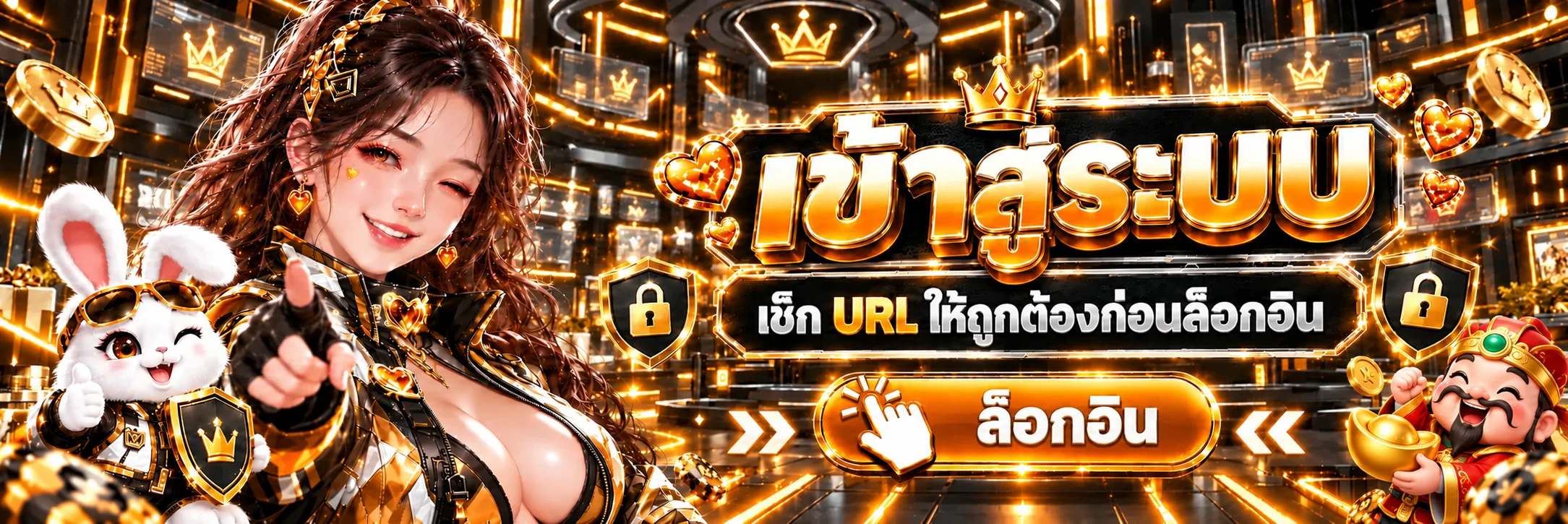 แบนเนอร์ MS88 ทางเข้าและปุ่มล็อกอินอย่างปลอดภัย